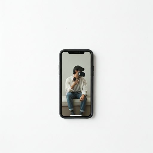 Persona monitoreando sus cámaras desde el celular